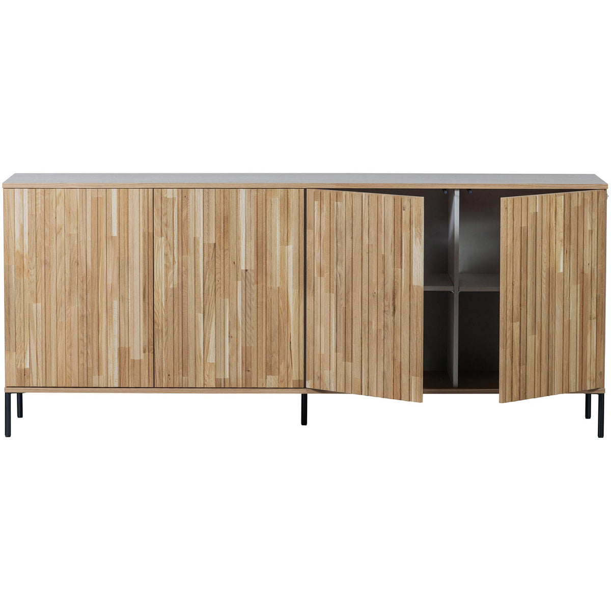 New Gravure Natural Oak Wood Sideboard