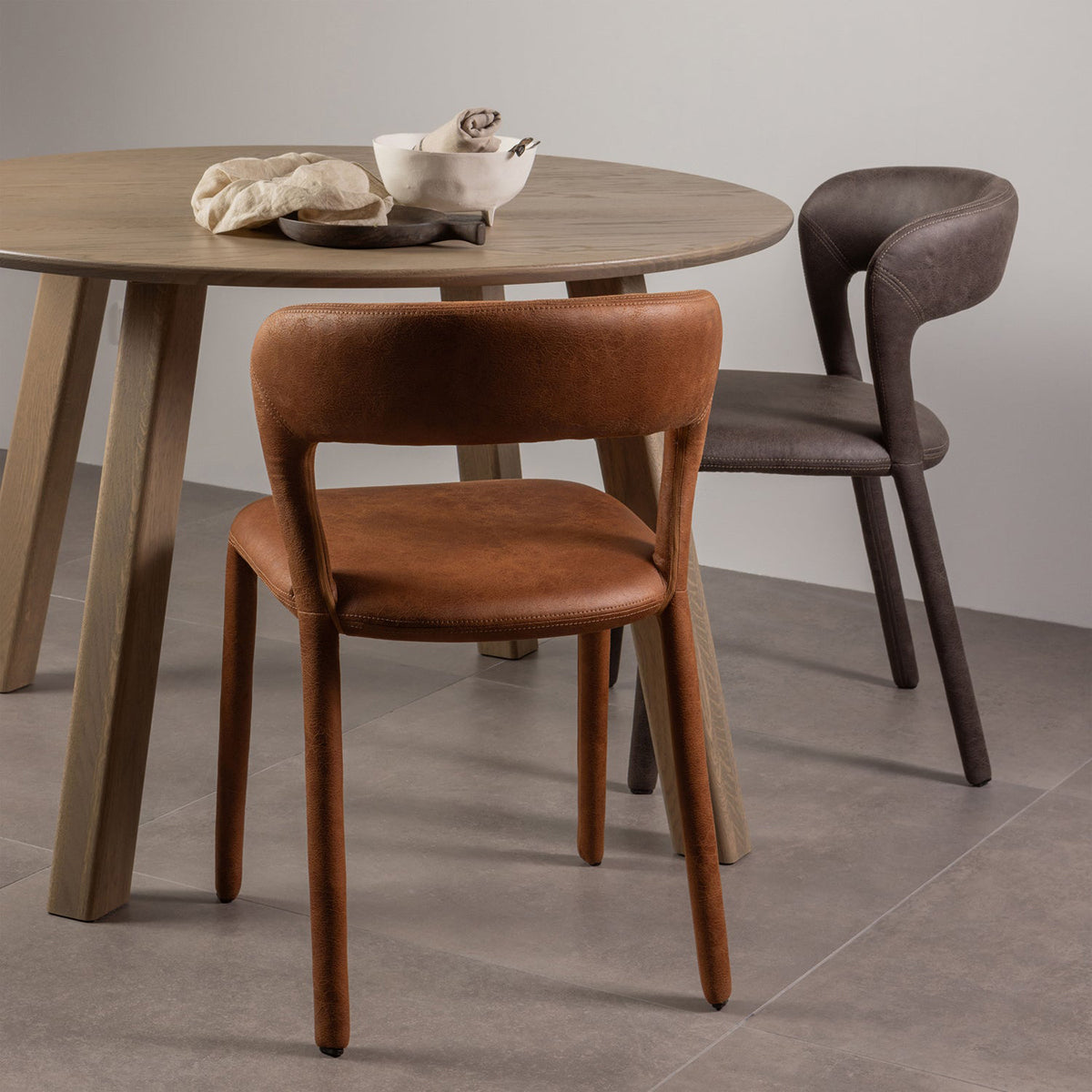 Noble Tippy Leather Look Dining Chair