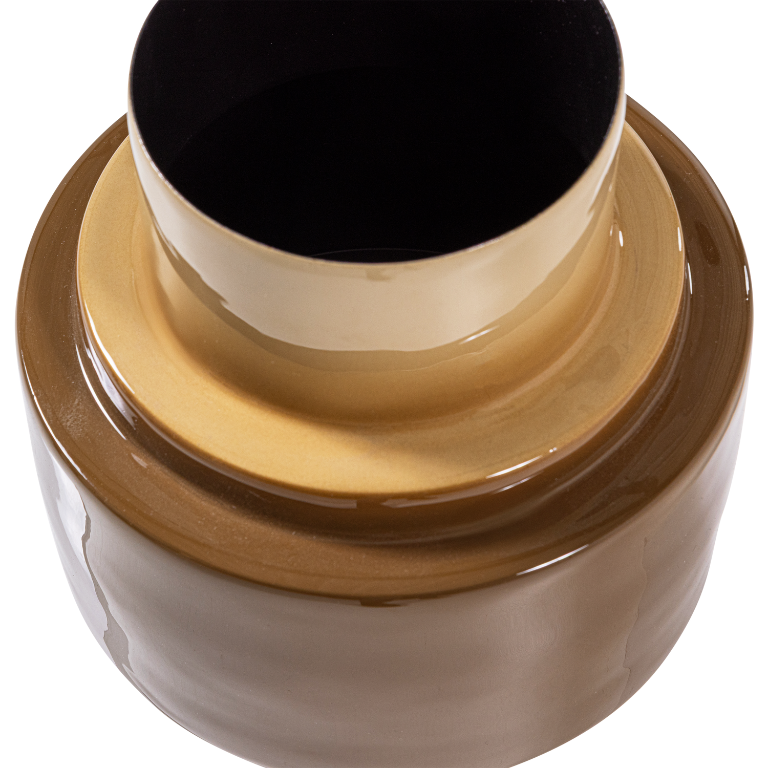 Orba Sand High Gloss Vase