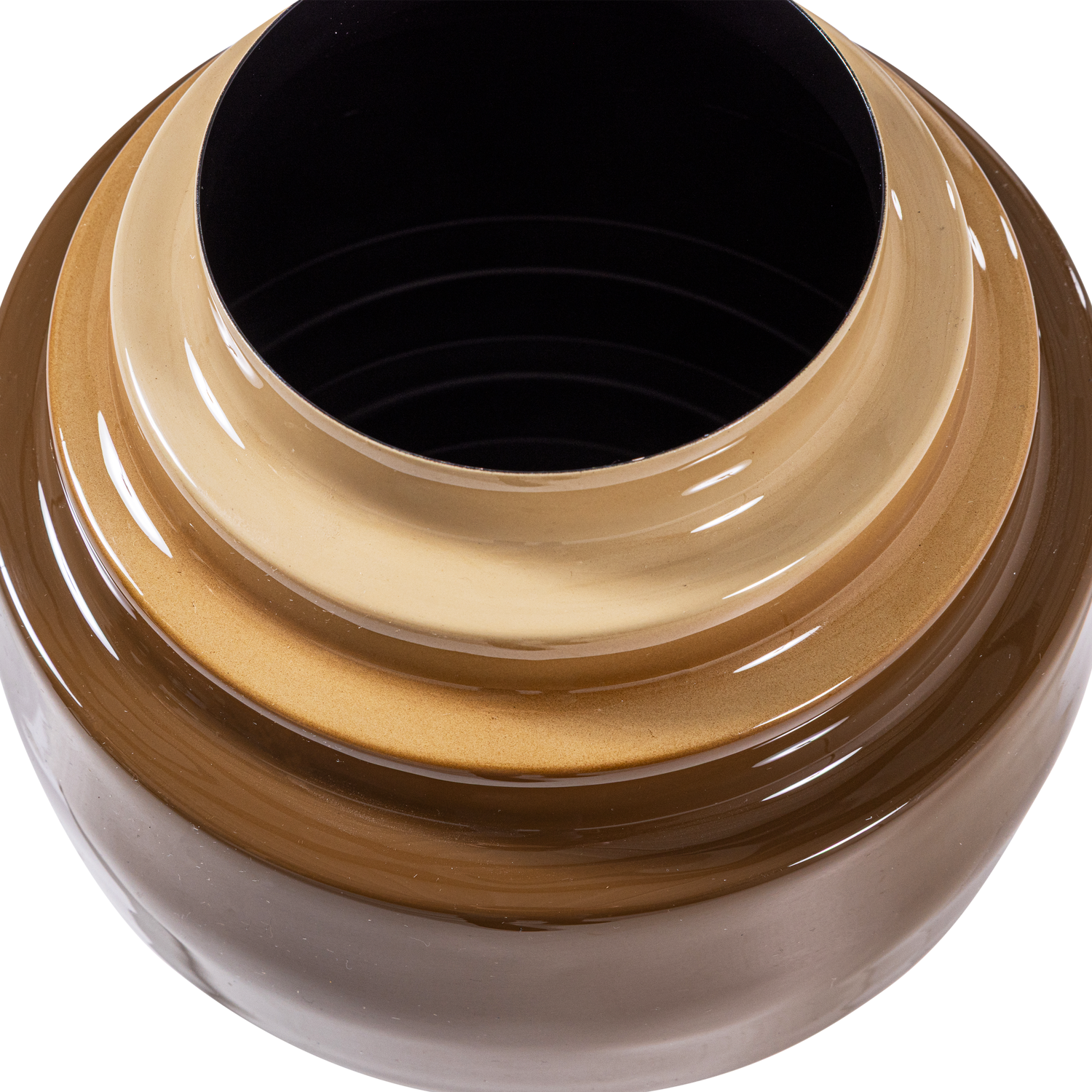 Orba Sand High Gloss Vase