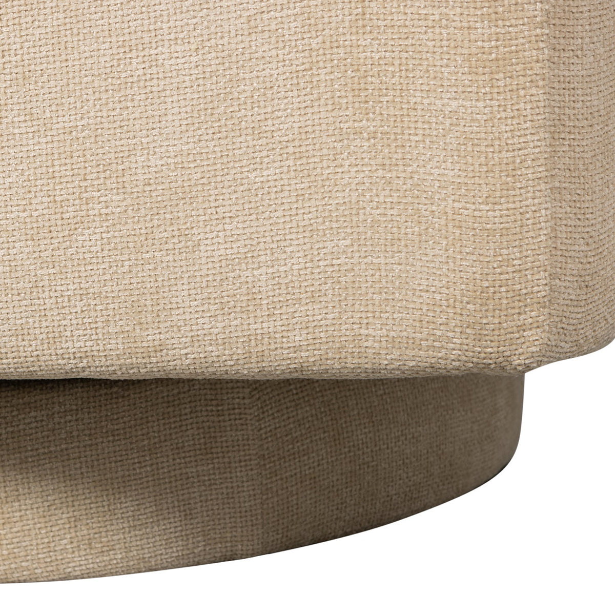 Oscar Natural Chenille Swivel Armchair