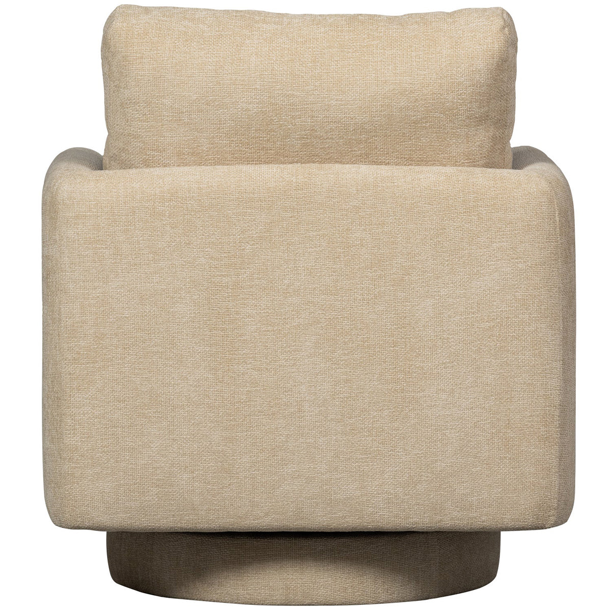Oscar Natural Chenille Swivel Armchair