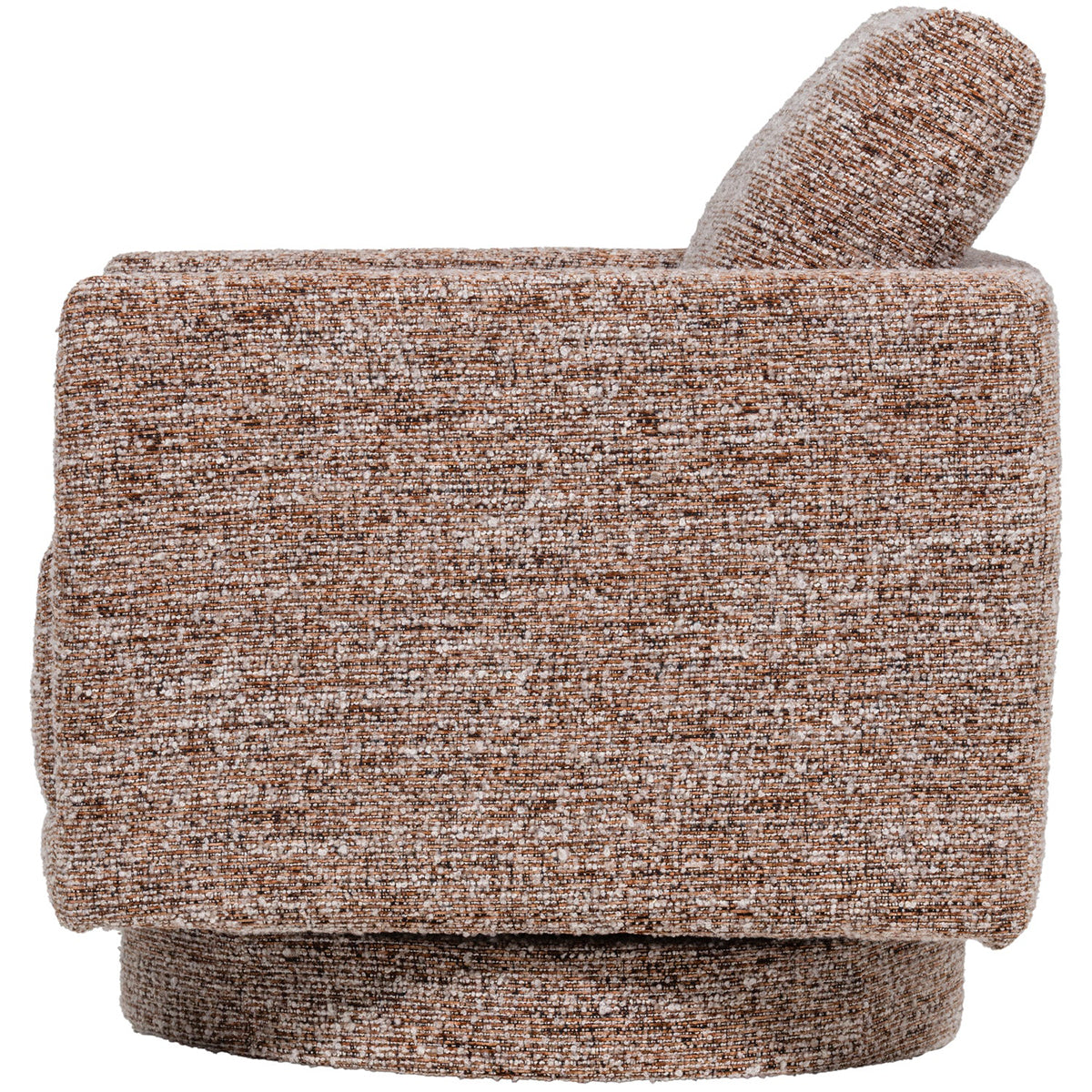 Oska Boucle Swivel Armchair