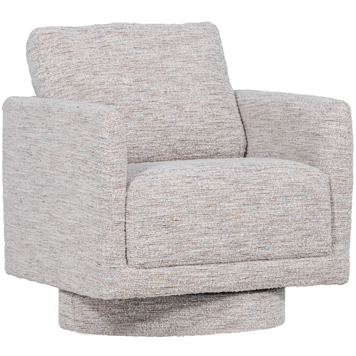 Oska Boucle Swivel Armchair