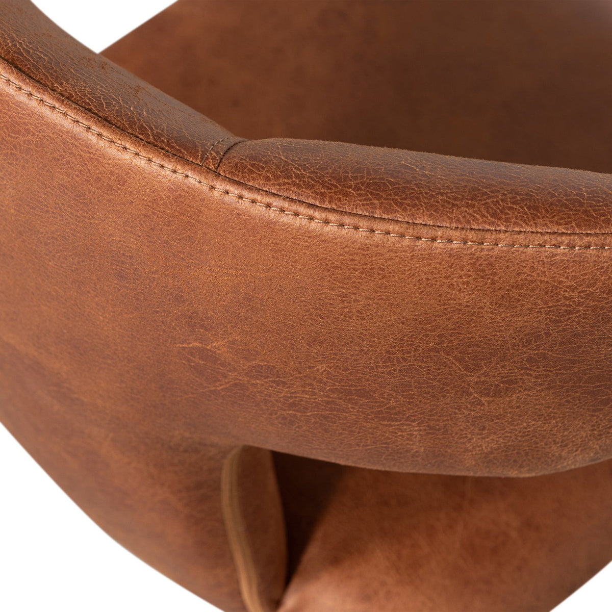 Permit Tippy Leather Look Dining Chair