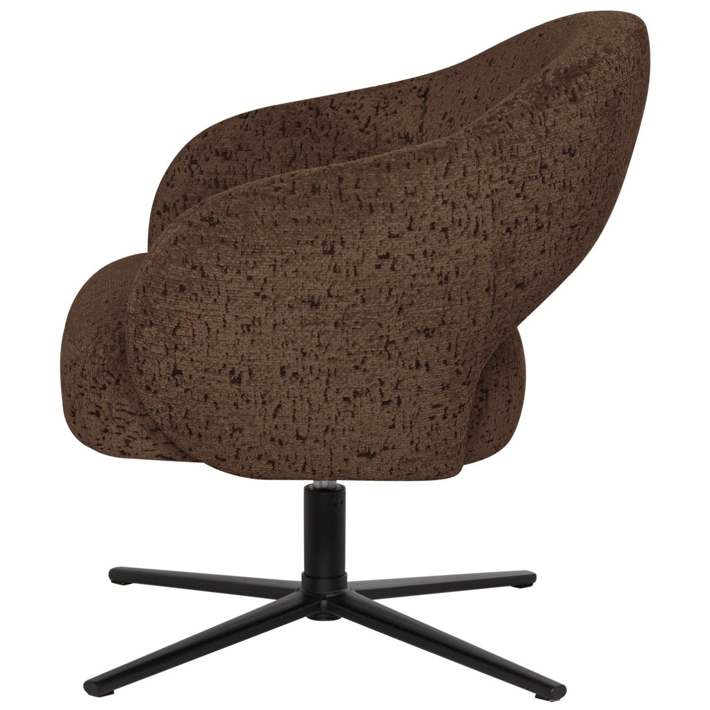 Pico Velvet Structured Swivel Armchair