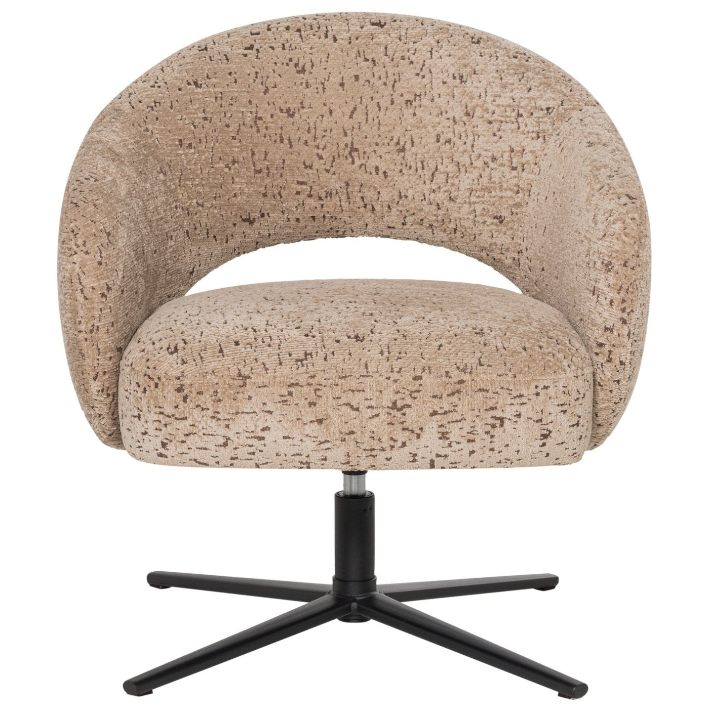 Pico Velvet Structured Swivel Armchair