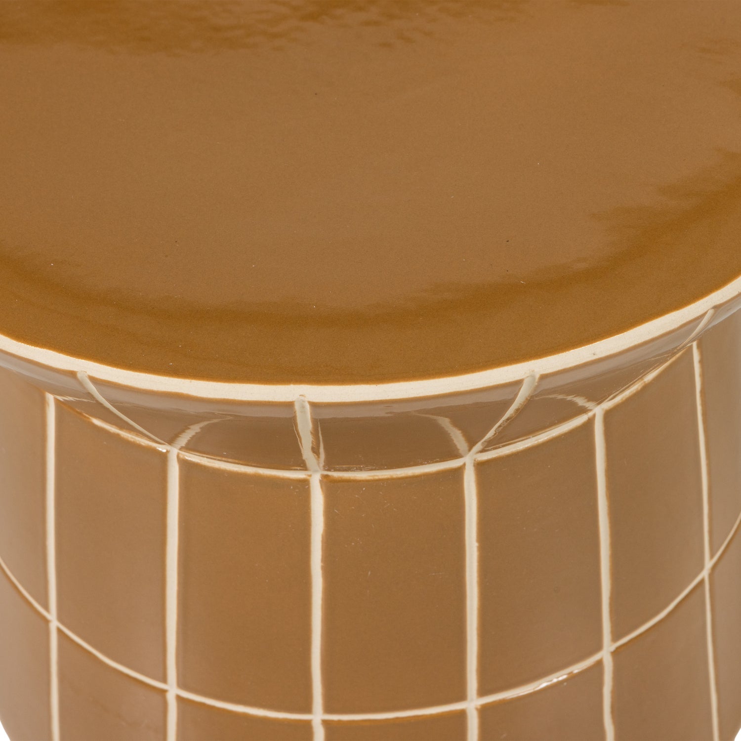 Plu Honey Yellow Decorative Side Table