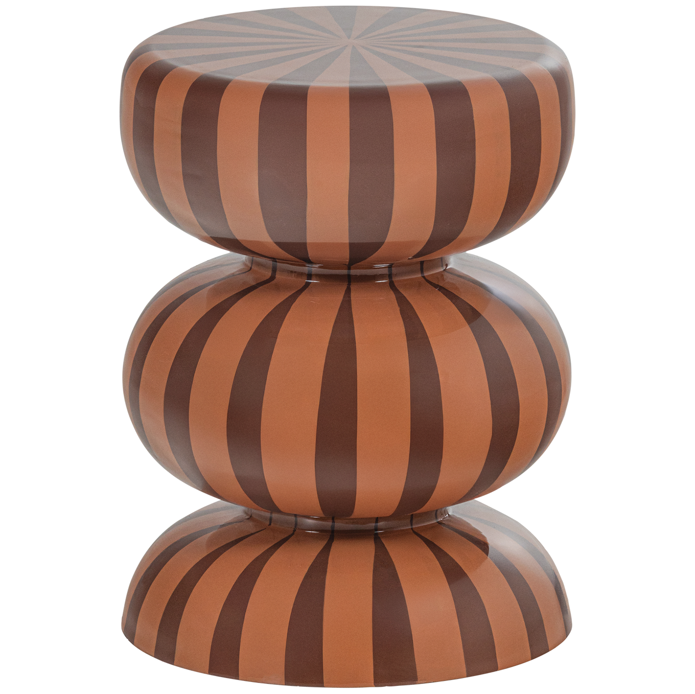 Ravo Pink/Brown Side Table