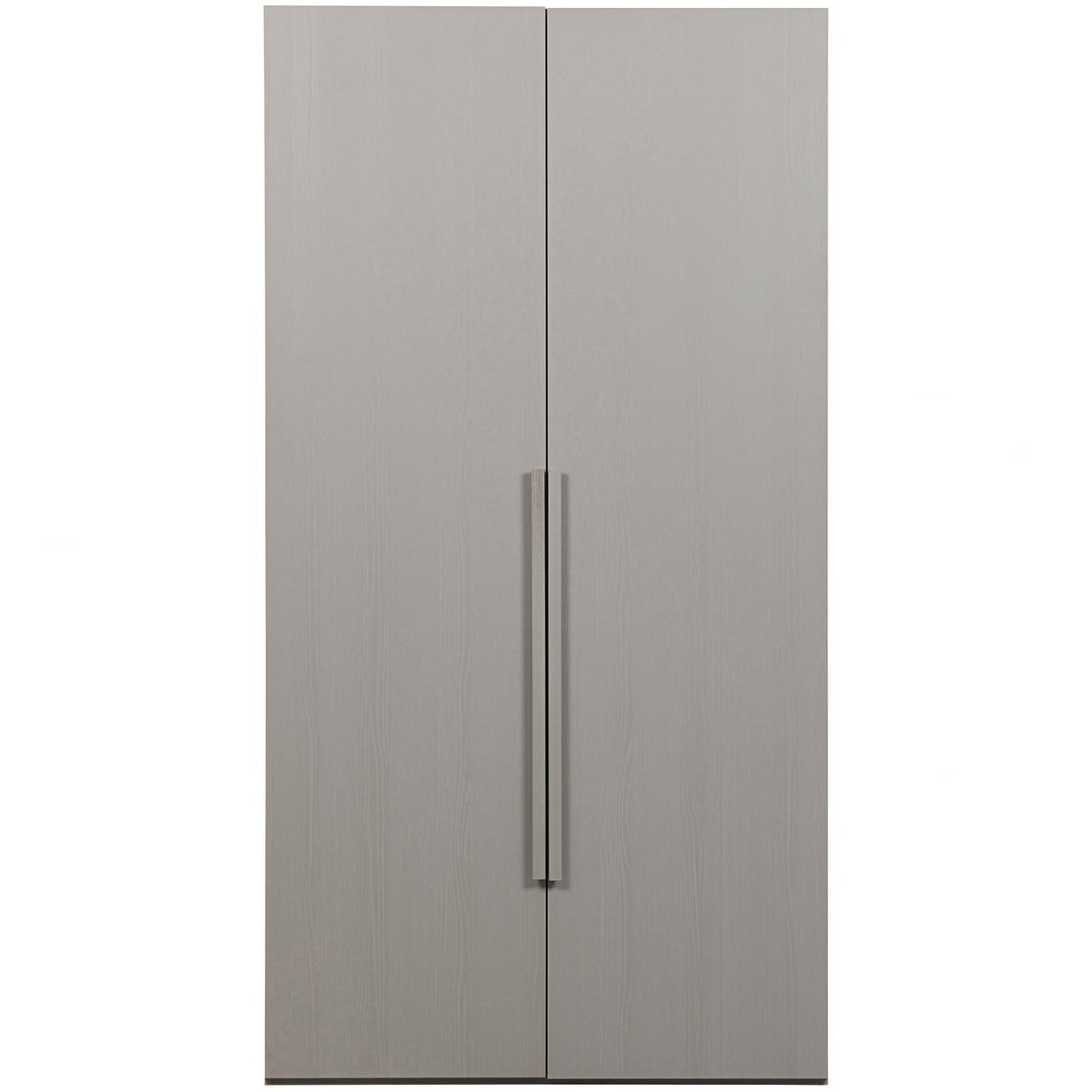 Rens Pebble Grey Long Handle 2 Door Wardrobe