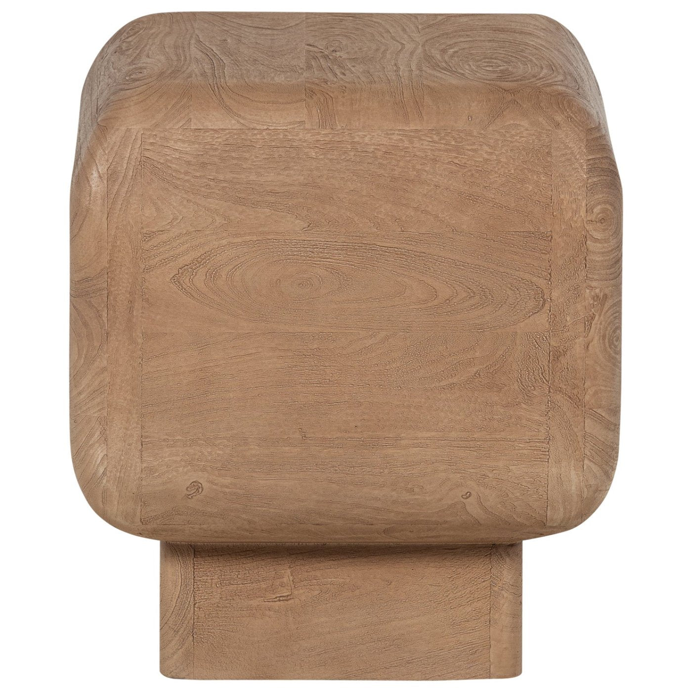 Rimea Light Brown Mango Wood Side Table