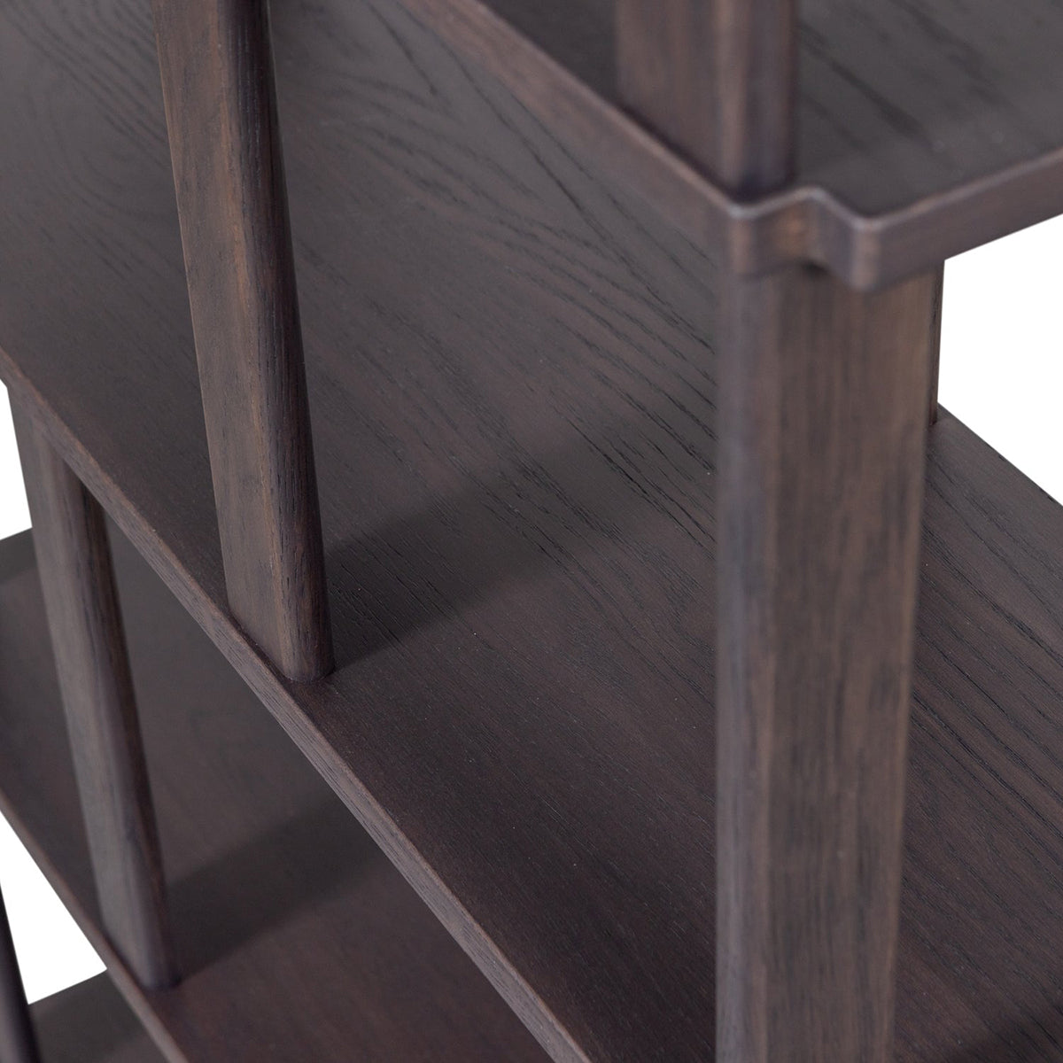 Riss Oak Wood Bookshelf