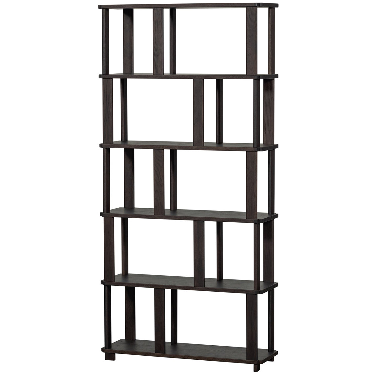 Riss Oak Wood Bookshelf