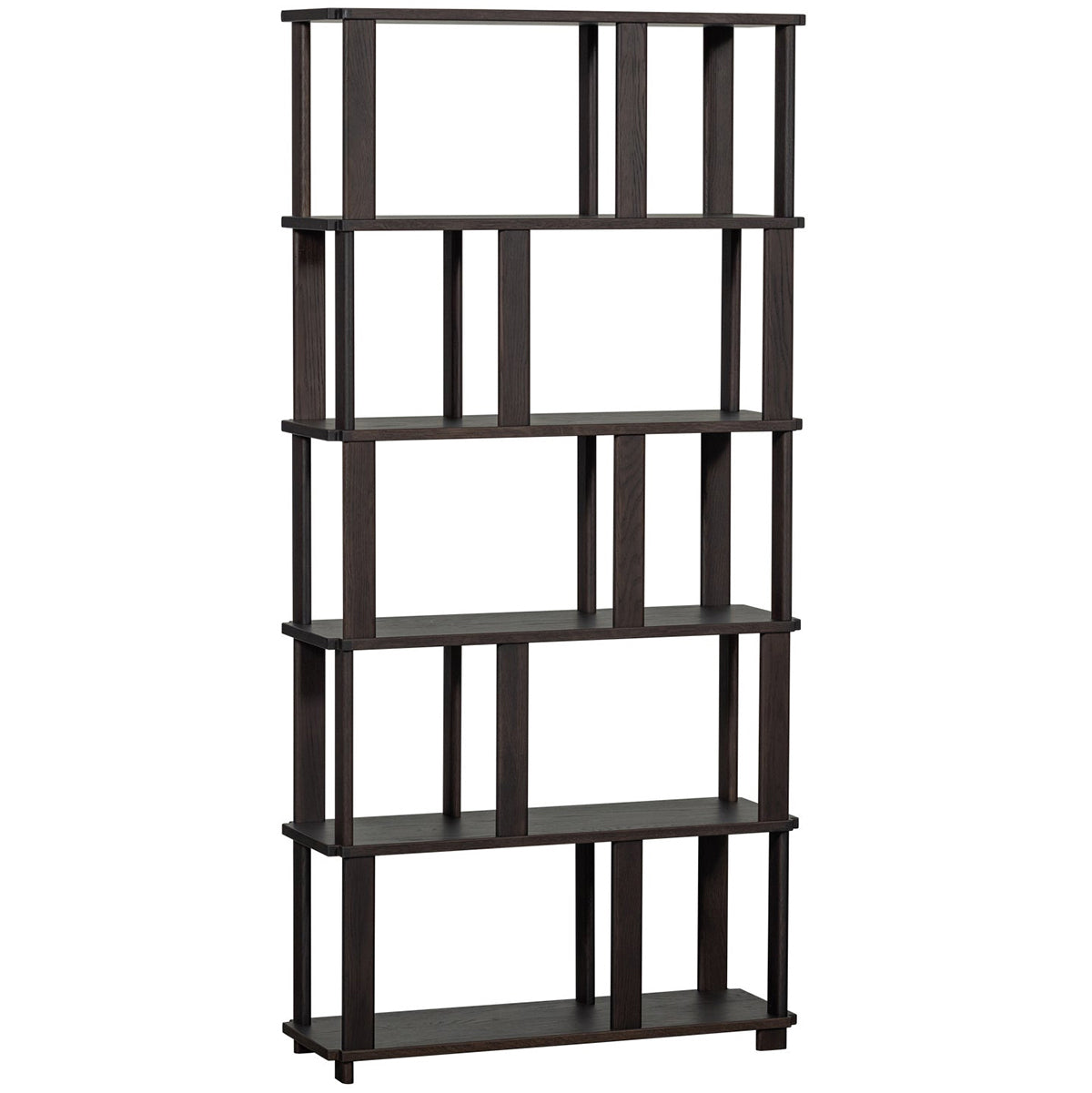 Riss Oak Wood Bookshelf