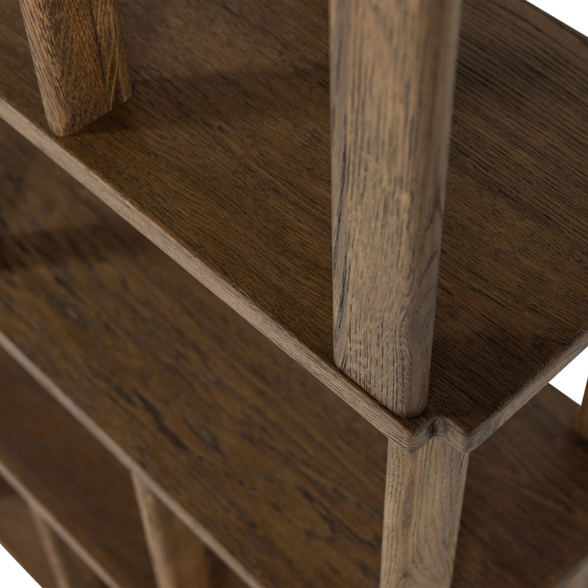 Riss Oak Wood Bookshelf