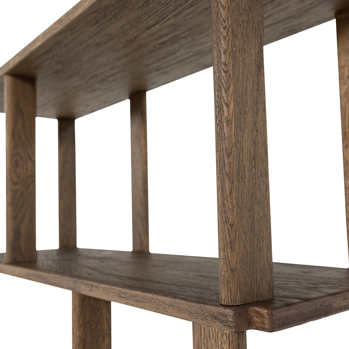 Riss Oak Wood Bookshelf