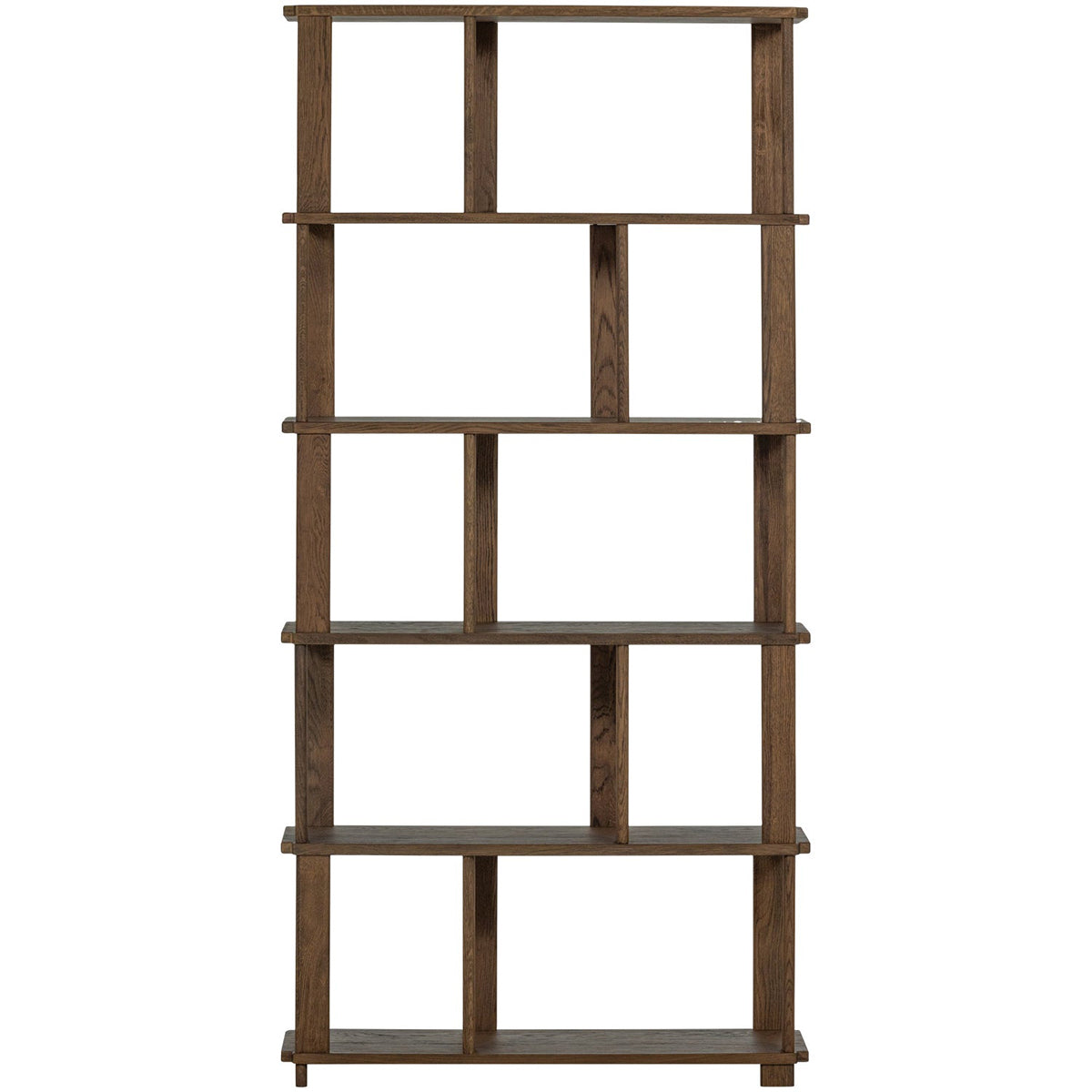 Riss Oak Wood Bookshelf