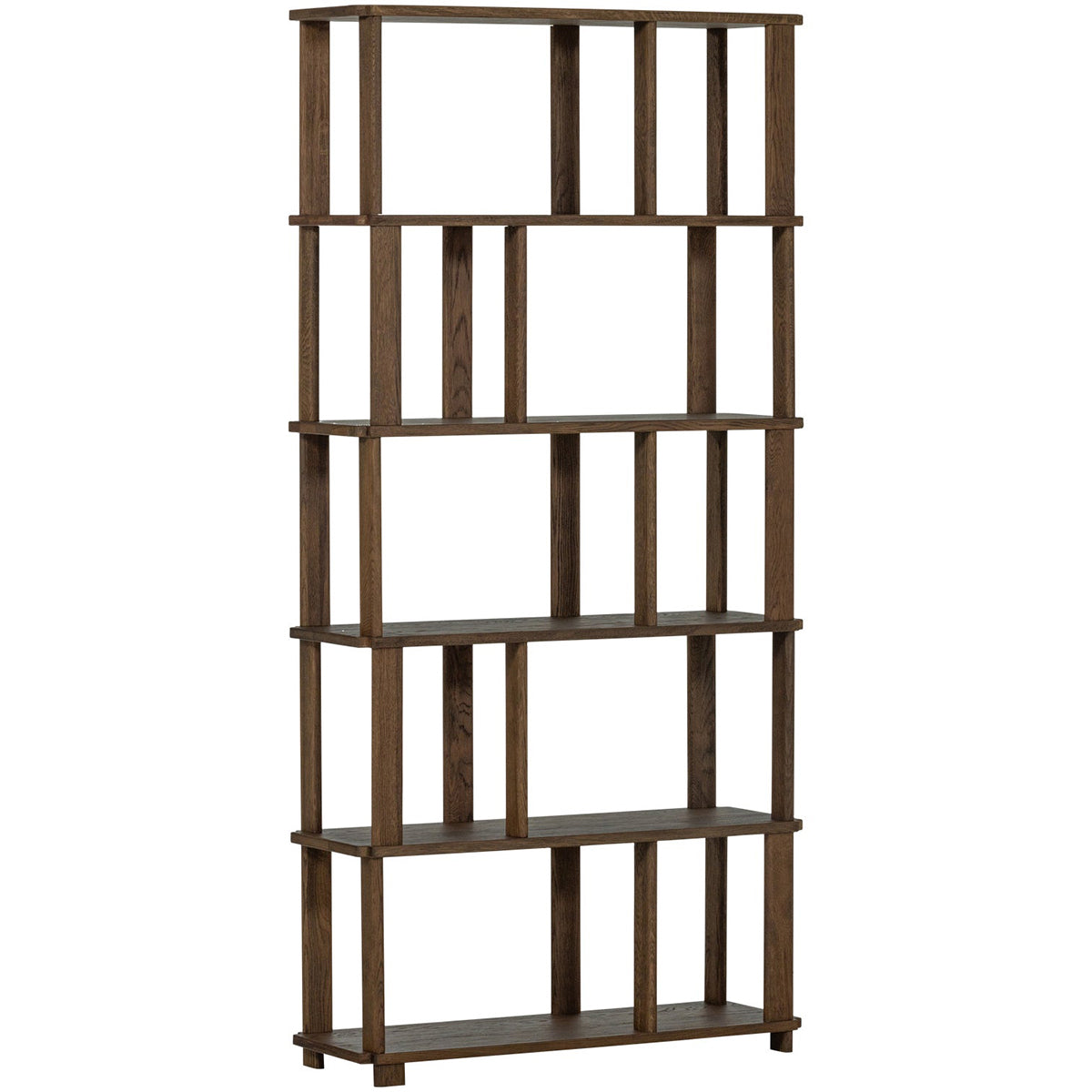 Riss Oak Wood Bookshelf