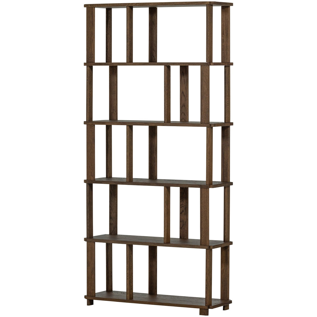 Riss Oak Wood Bookshelf