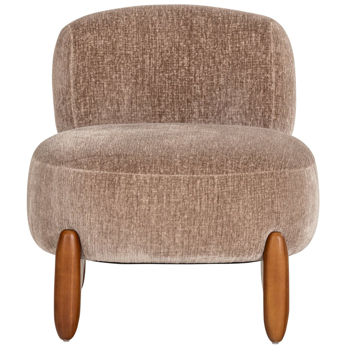 Runi Wood/Velvet Armchair
