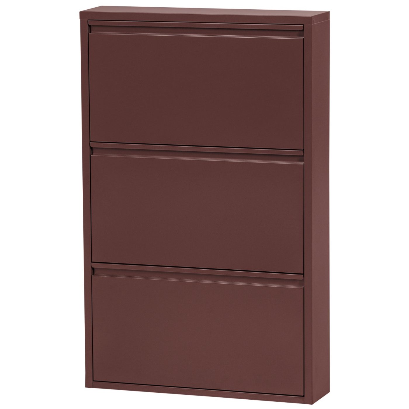 Sabine Metal 3 Compartment Shoe Cabinet