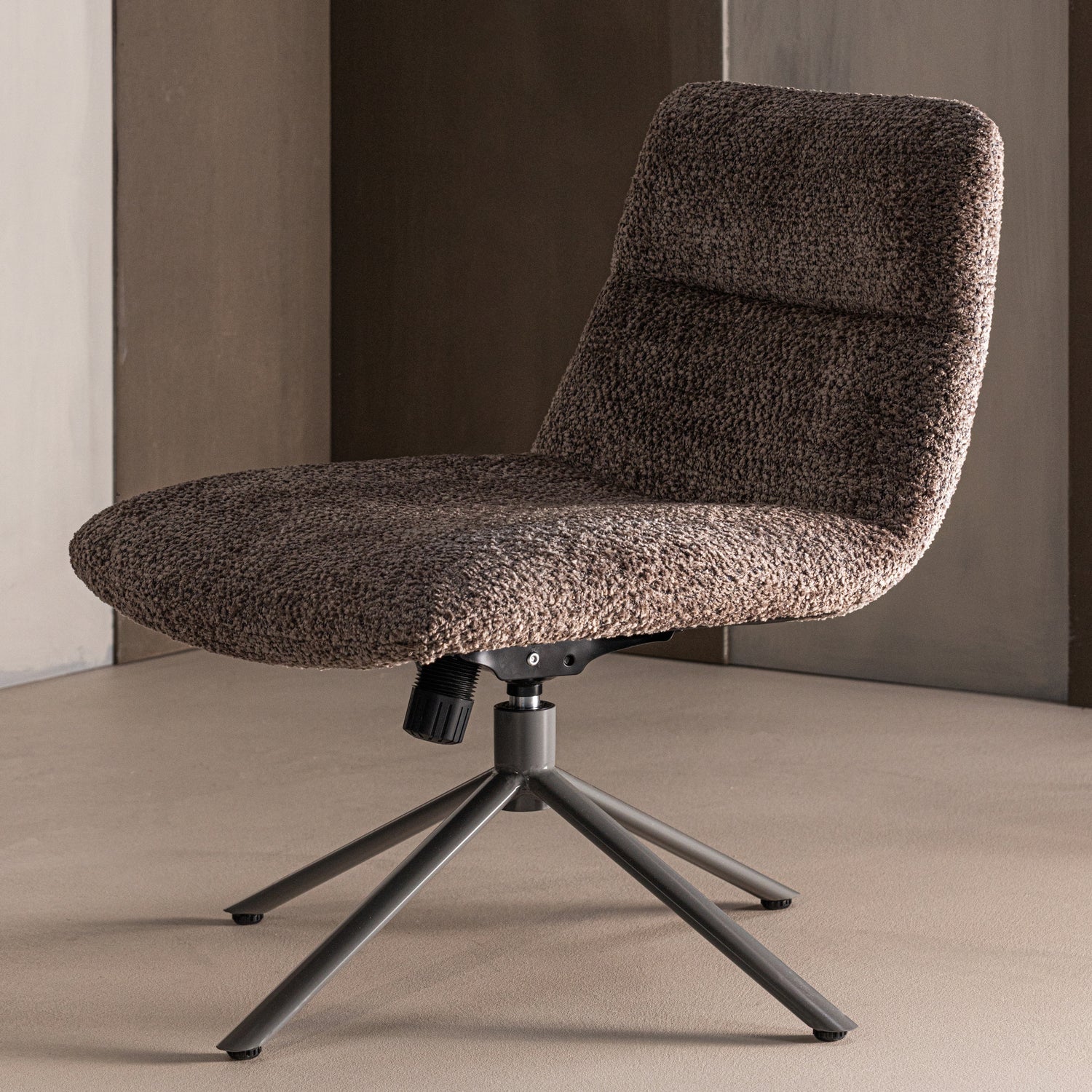 Soren Woolly Adjustable Swivel Armchair