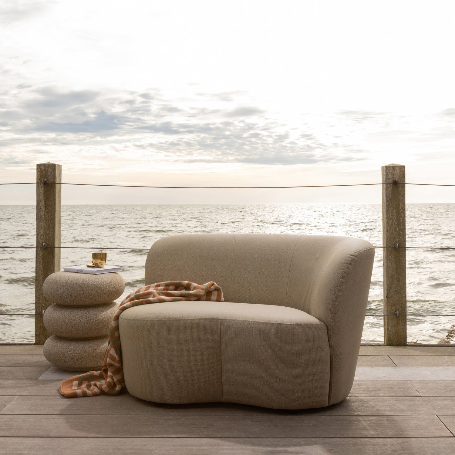 Stone Sand Small Garden Sofa