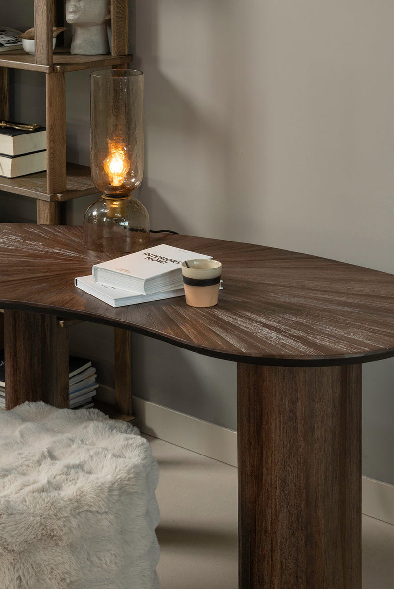 Sun Teak Wood Organic Desk