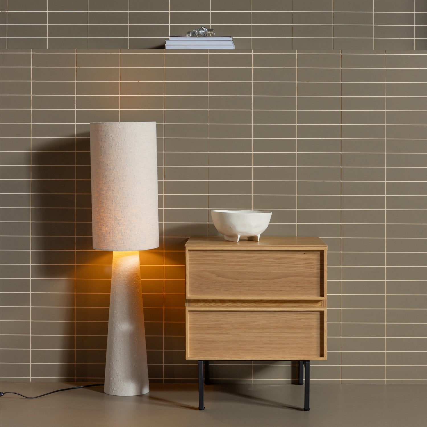 Tours 2 Drawers Nightstand