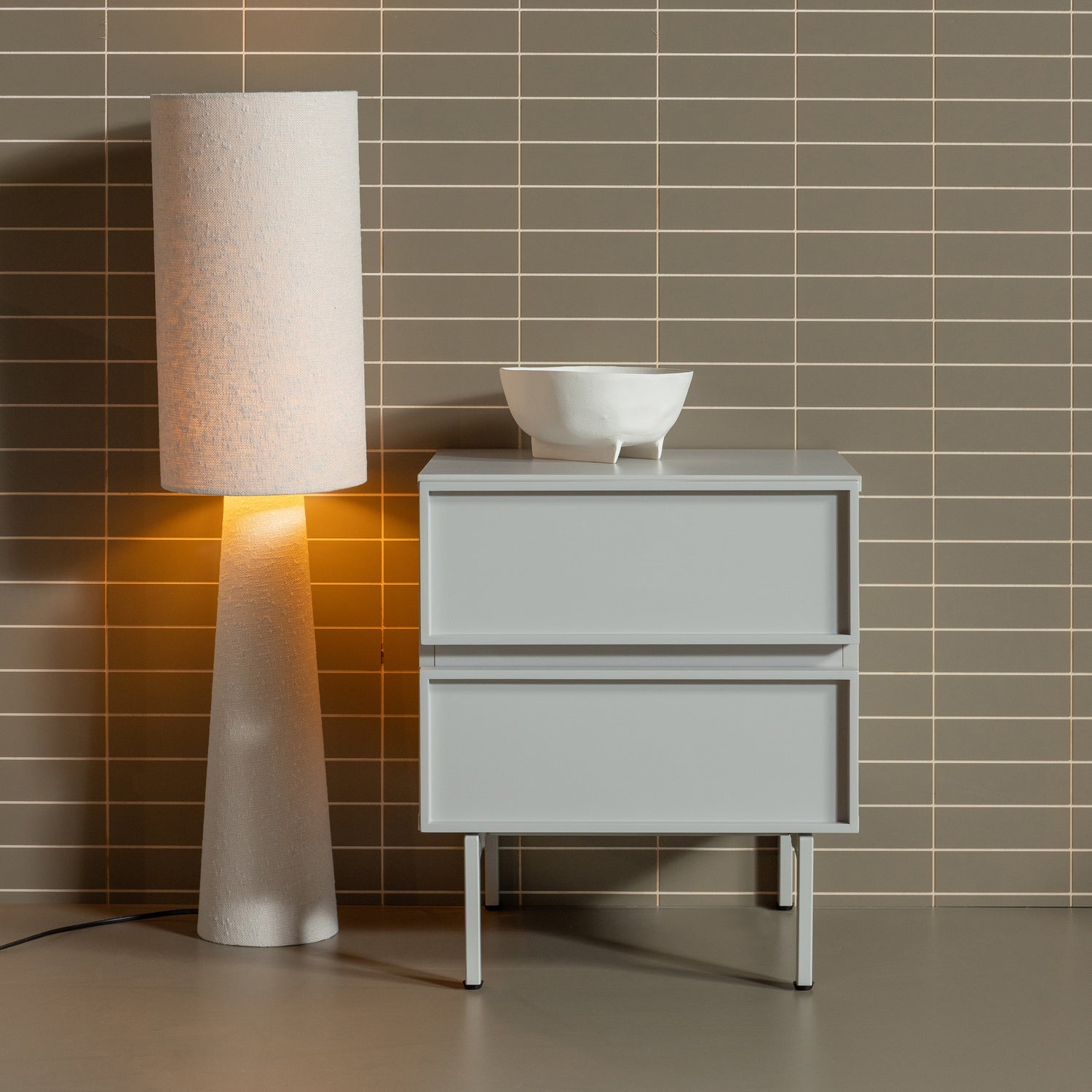 Tours 2 Drawers Nightstand