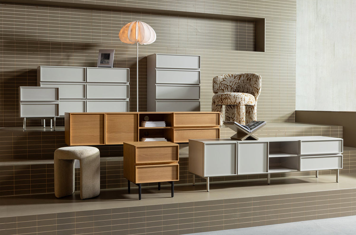 Tours 2 Drawers Nightstand