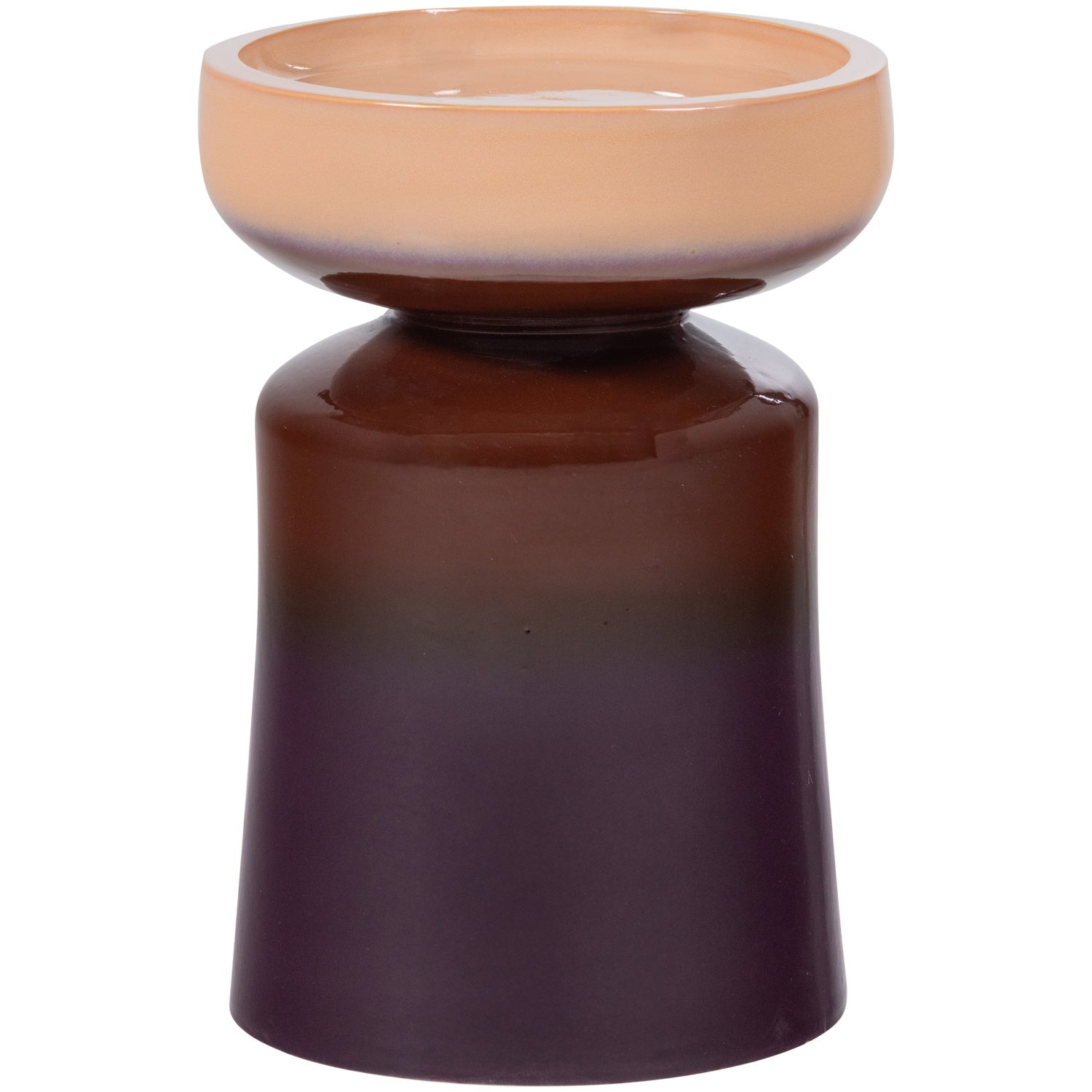 Tumo Purple/Brown Decorative Side Table