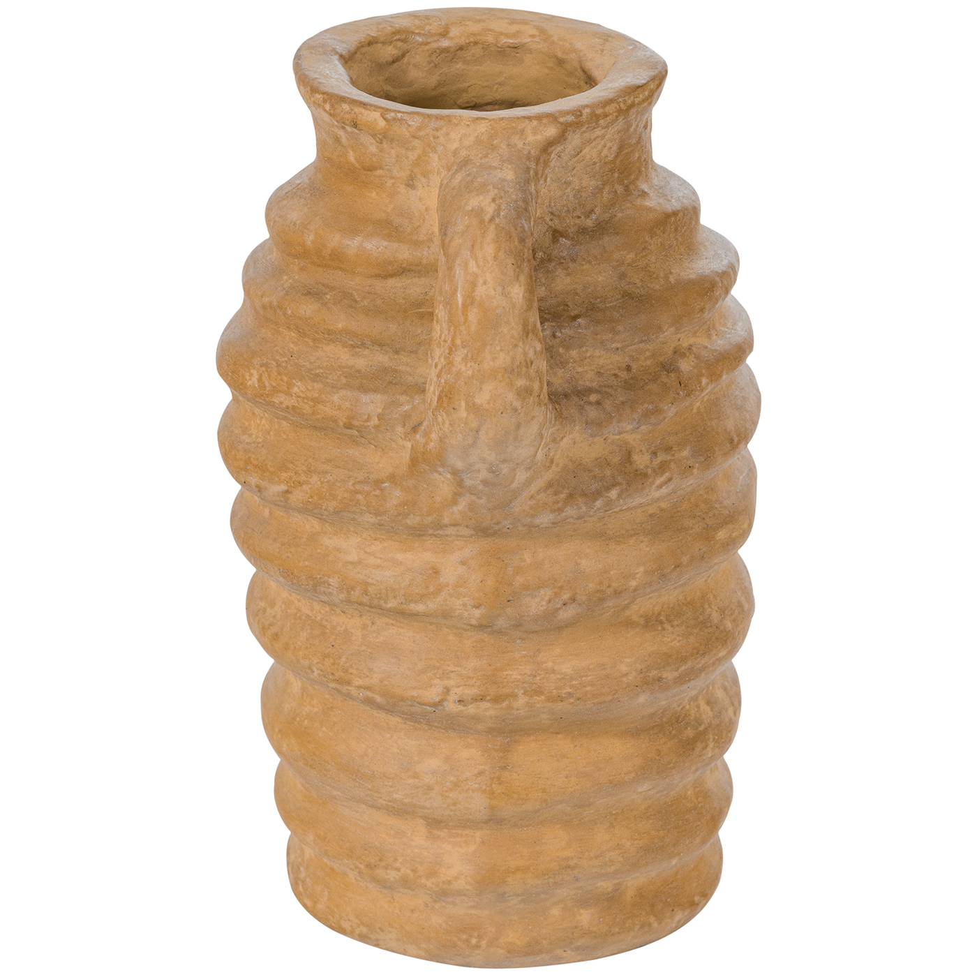 Ture Honey Yellow Papier Mache Decoration Vase