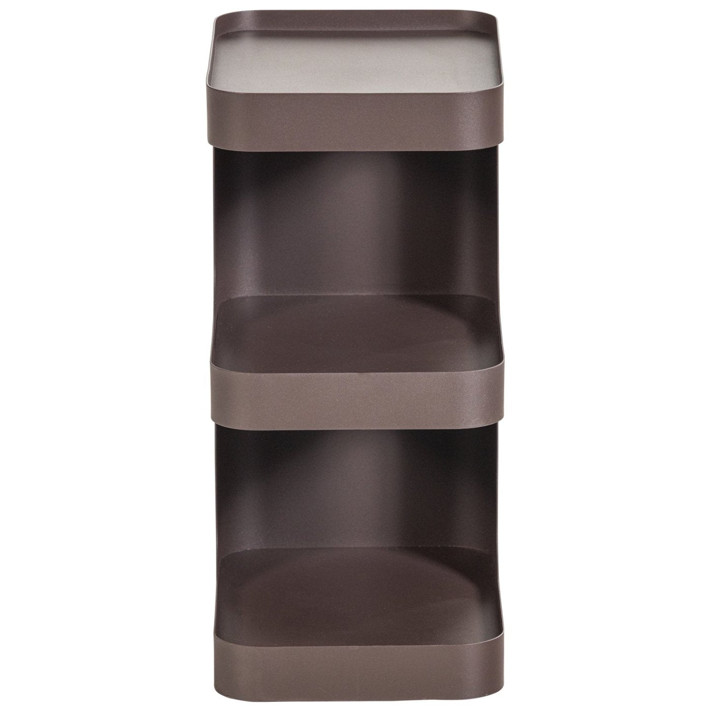 Vire Dark Brown Metal Side Table