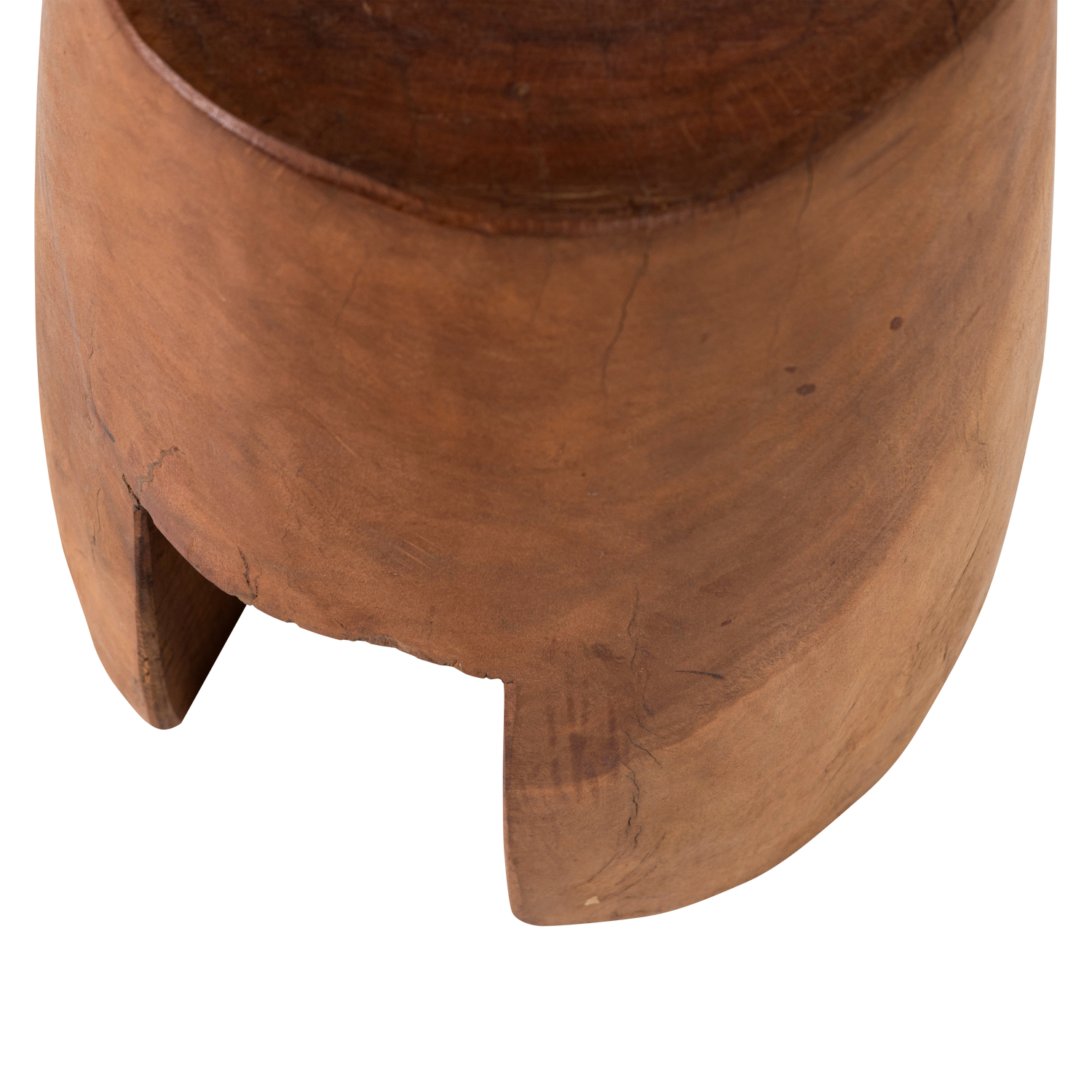 Viri Natural Wood Stool