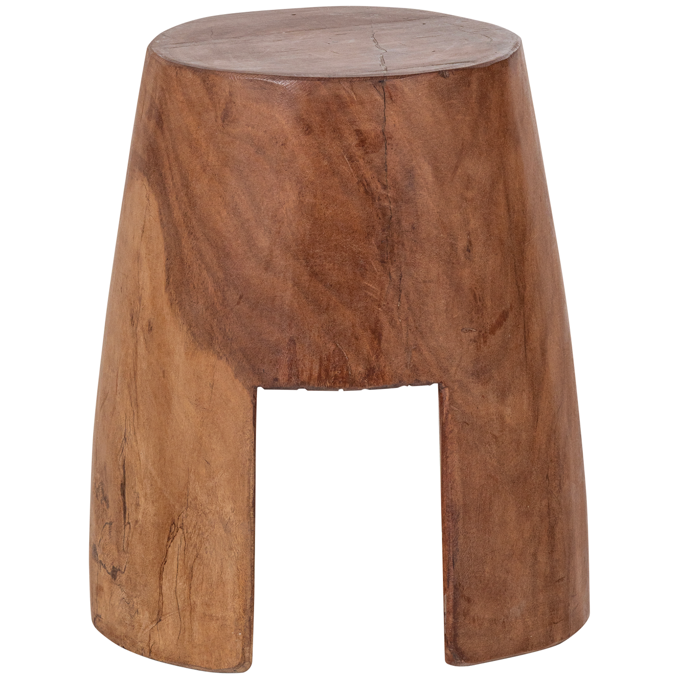 Viri Natural Wood Stool