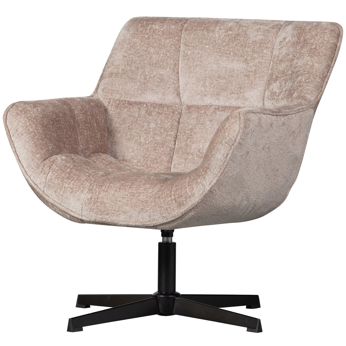 Wibo Chenille Swivel Armchair