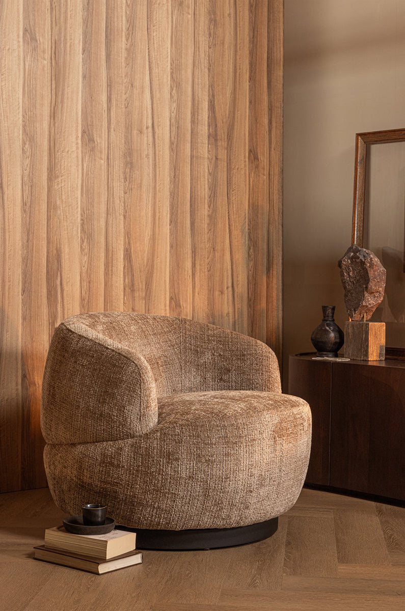 Woolly Swivel Armchair