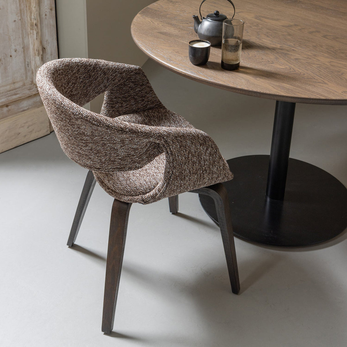 Yossi Tuscany Dining Chair with Wooden Legs