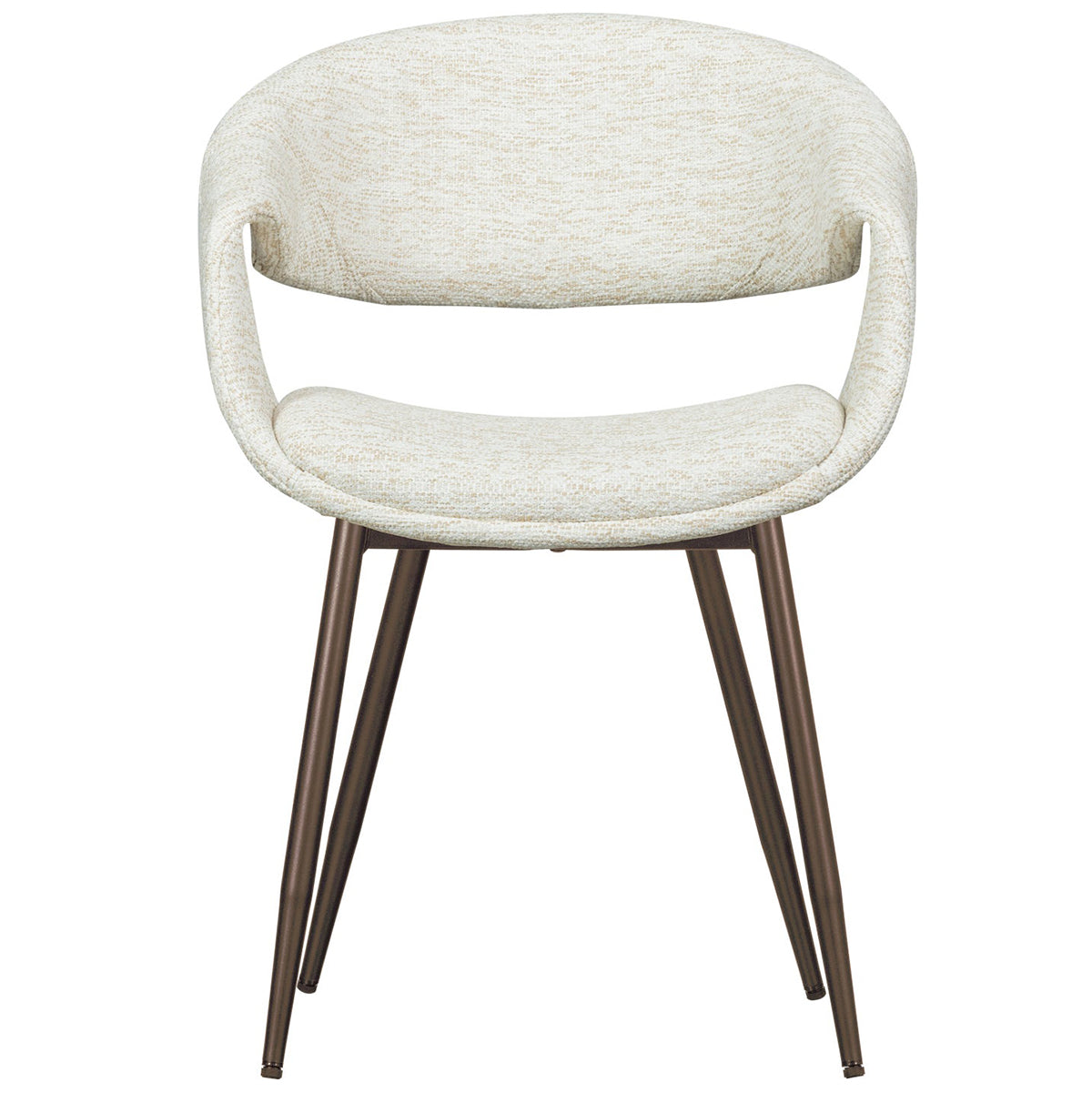 Yossi Tuscany Dining Chair with Metal Legs