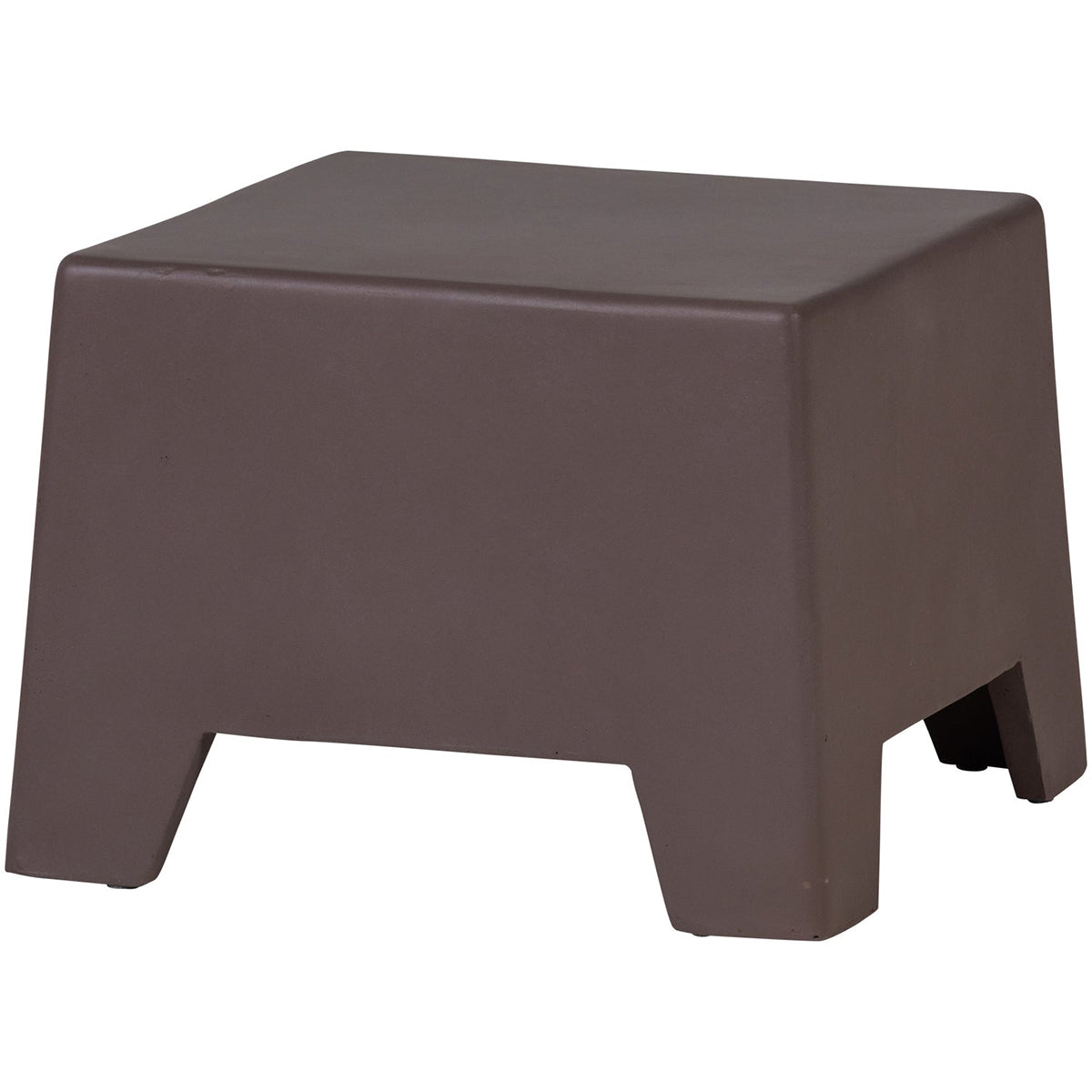 Zina Brown Low Side Table