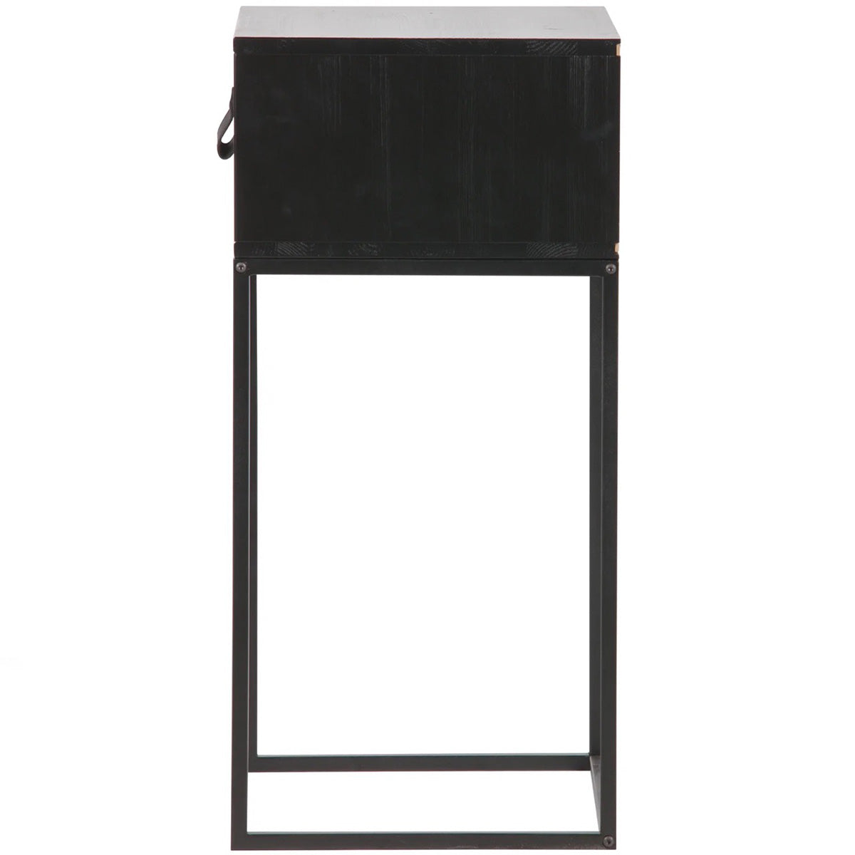 Zola Black Pine Wood Night Stand