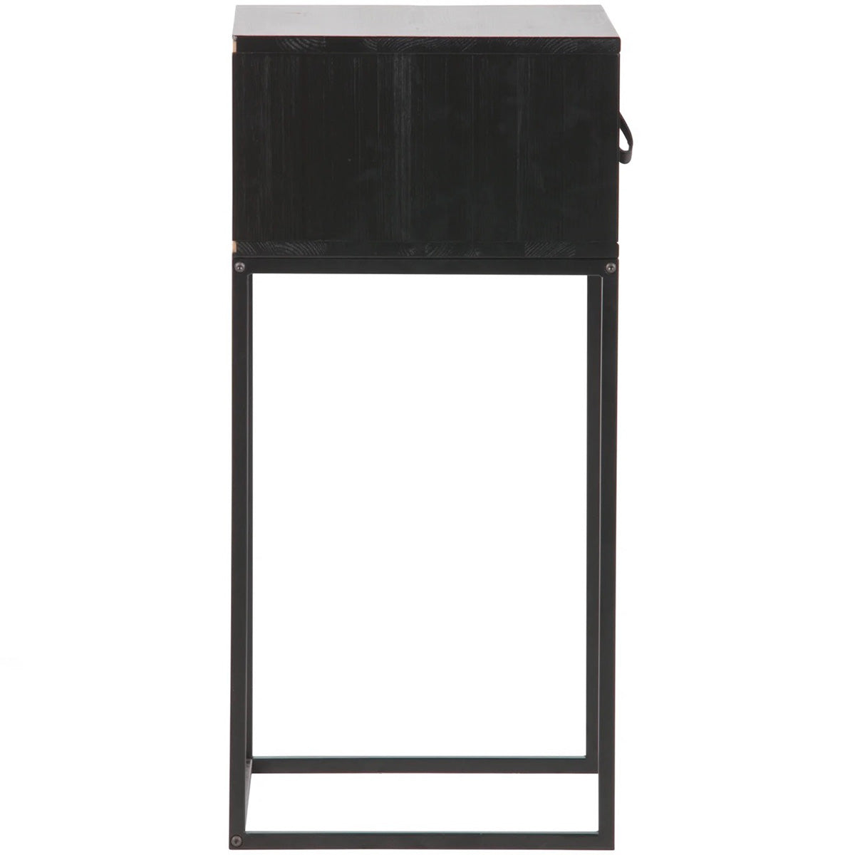 Zola Black Pine Wood Night Stand