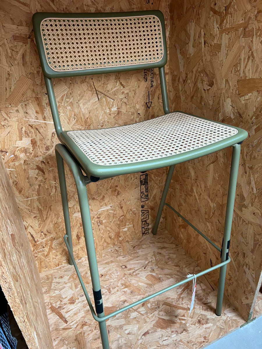 Jort Green Barstool Stool (Floor Model)