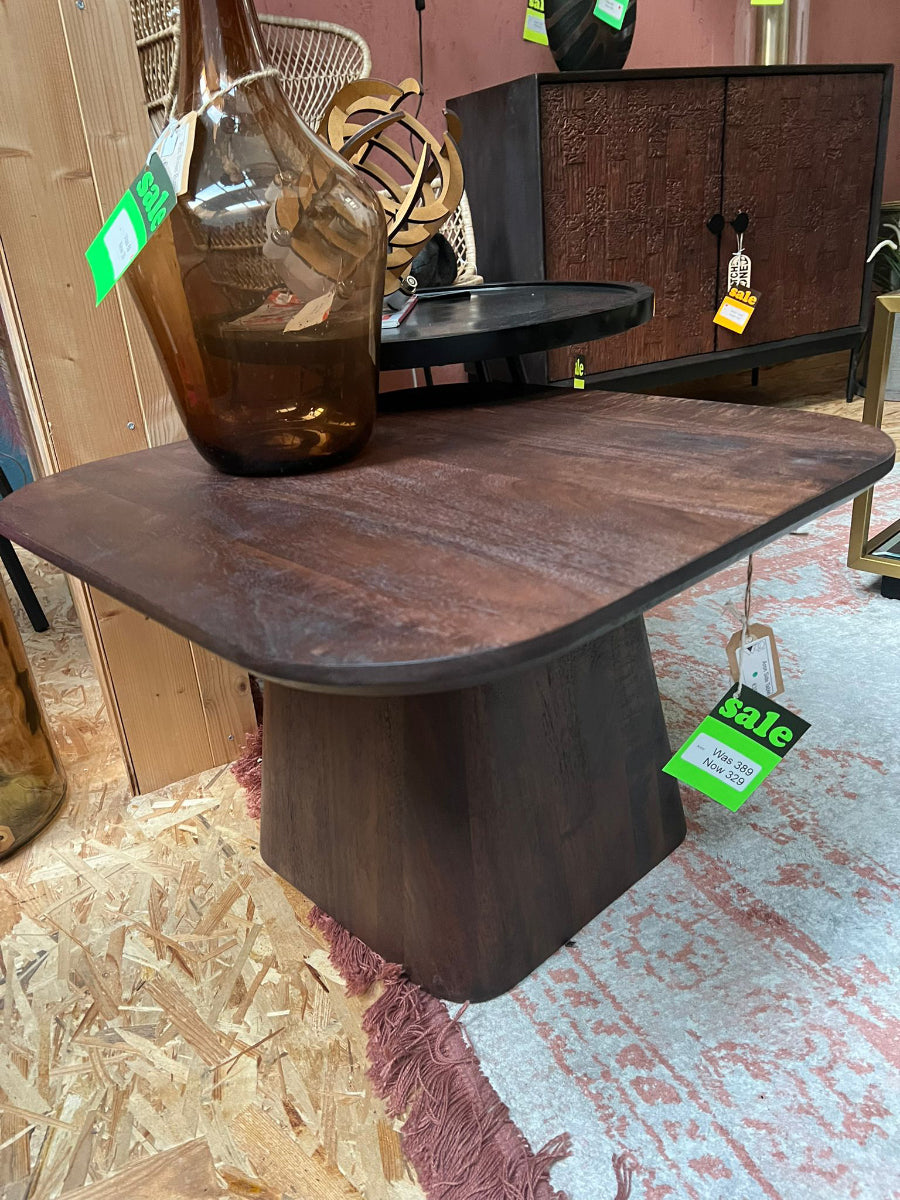 Aron Brown Side Table (Outlet)