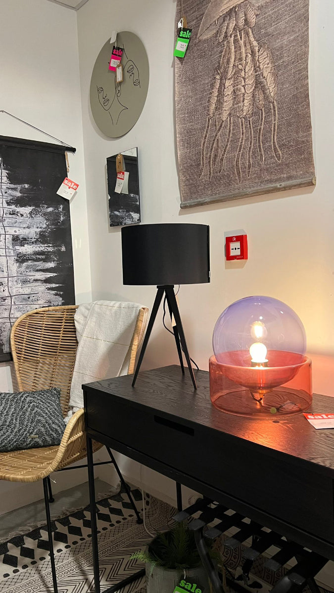 Tripod Black Table Lamp (Outlet)