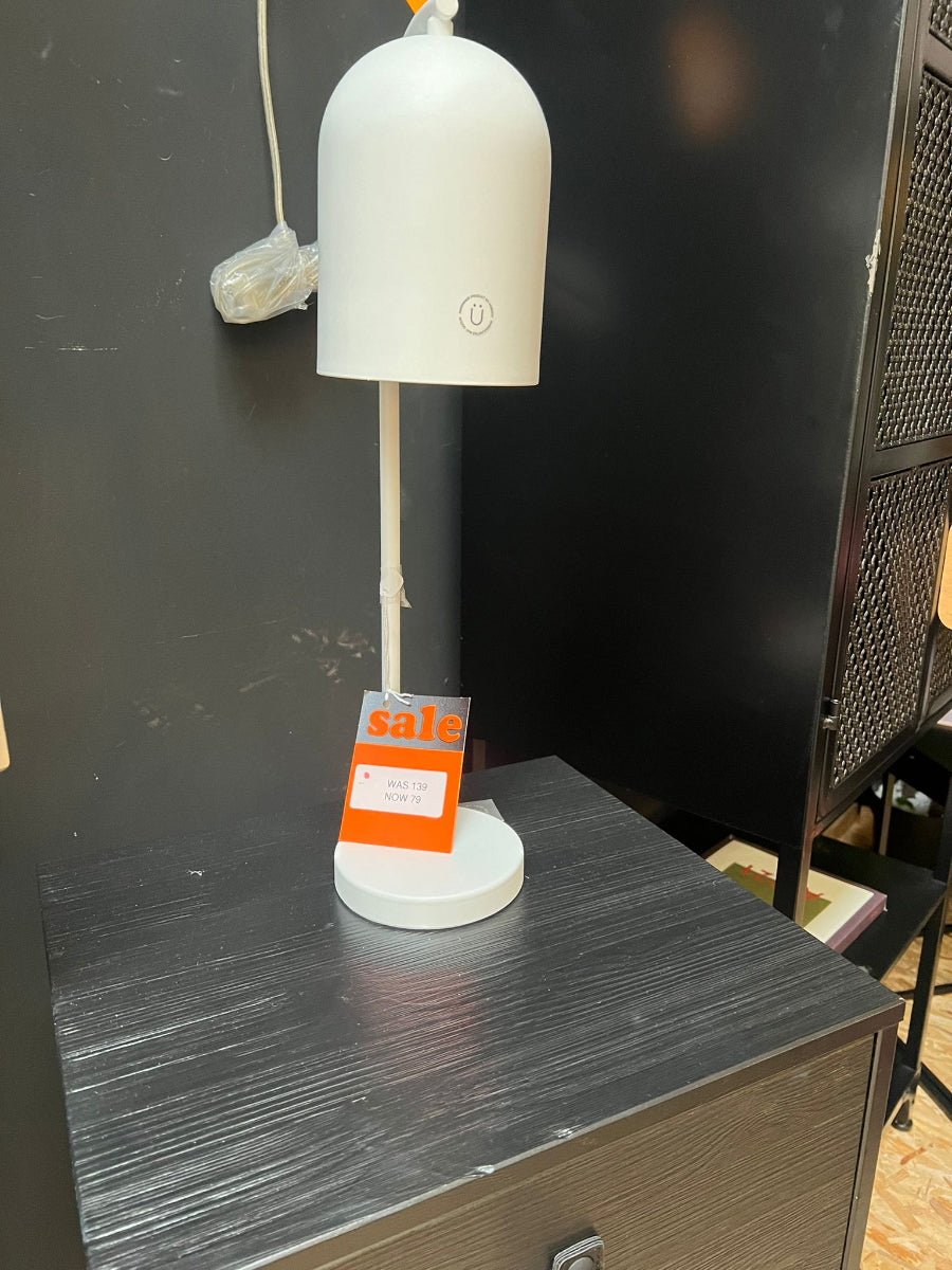 Shy White Table Lamp (Outlet)