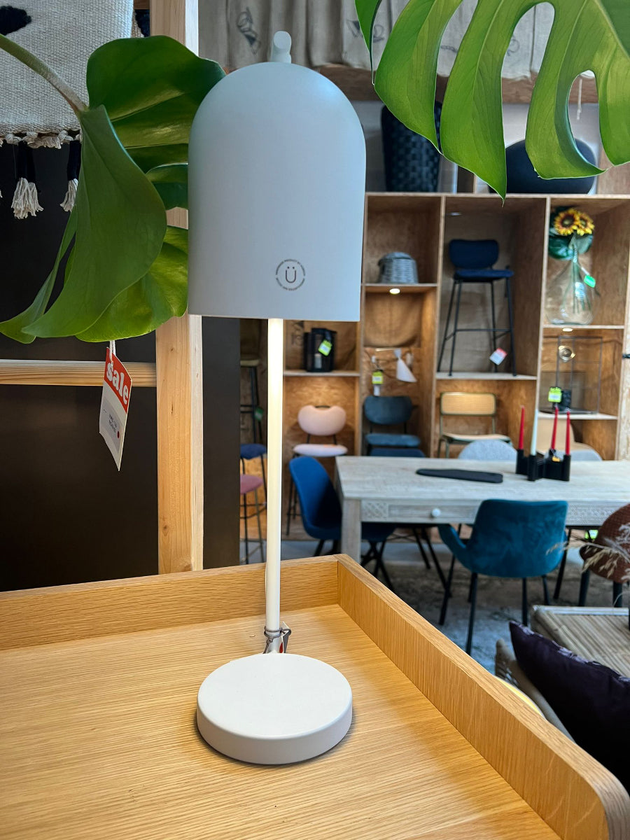 Shy White Table Lamp (Outlet)