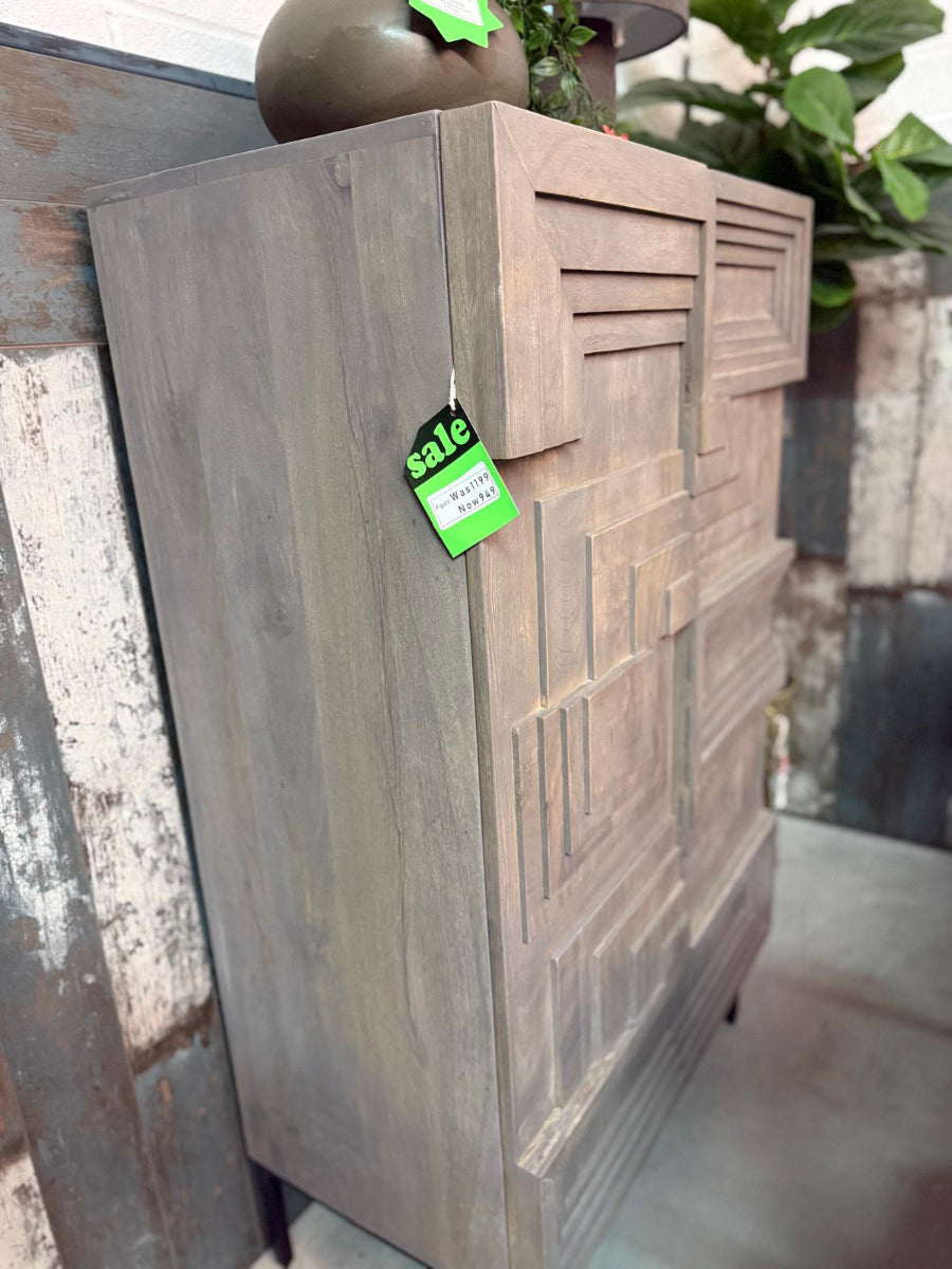 Figaro Mango Wood Cabinet (Outlet)