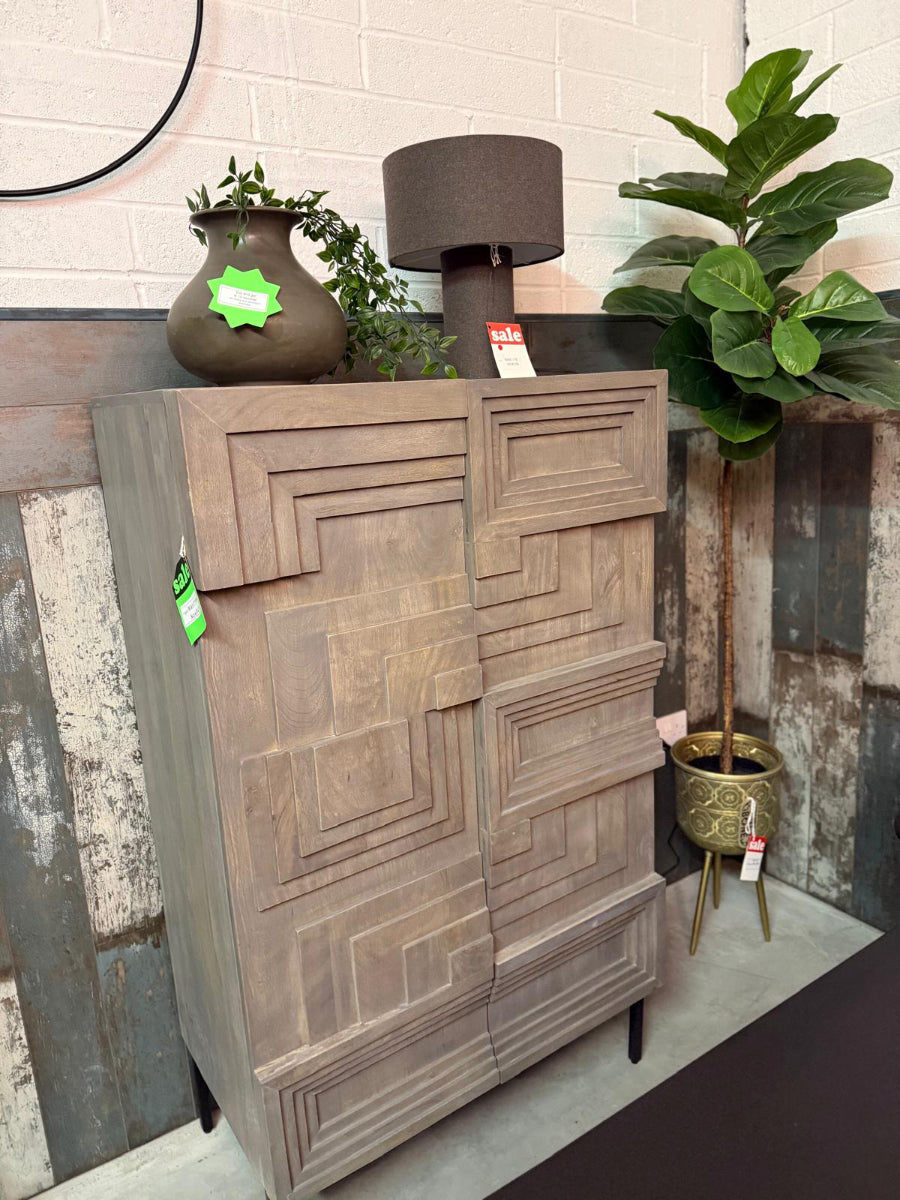 Figaro Mango Wood Cabinet (Outlet)